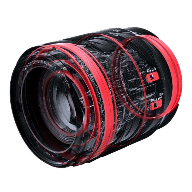 Canon RF 50mm f/1.2L USM – Objectif Prime Professionnel Ultra-Lumineux
